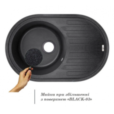 Кухонна мийка Lidz 780x500/200 BLA-03 (LIDZBLA03780500200)